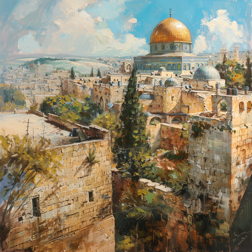 Kunstdruck Jerusalem Israel